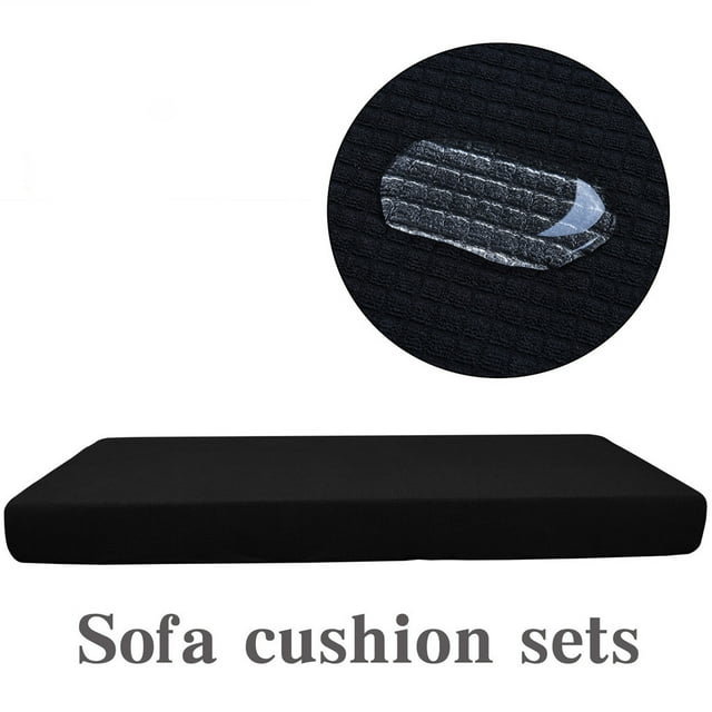 LINMOUA 1-4 Seats Waterproof Sofa Seat Cushion Cover Couch Stretchy Slipcovers Protector
