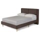 thumbnail image 4 of Cama Matrimonial Makora Mavi Chocolate Tapizada en Tela Tipo Velvet (No Incluye Colchón), 4 of 8