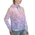 thumbnail image 3 of Hoodies for Women - Pastel Glitter Gradient Comfrt Colour Drawstring Women'S Fashion Hoodies & Sweatshirts, Fall Outfits Clothes for Women 2024 Pullover with Kangaroo Pocket, 3 of 7