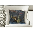 thumbnail image 4 of Ambesonne Colorful Throw Pillow Cover 2 Pack, Vintage Victorian Lady, 18", Multicolor, 4 of 6