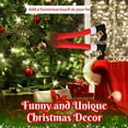 thumbnail image 3 of Christmas Decorations Indoor Christmas Tree Toppers Christmas Elf Stuffed Legs Xmas Holiday Indoor Outdoor Decor Party Ornaments, 3 of 10
