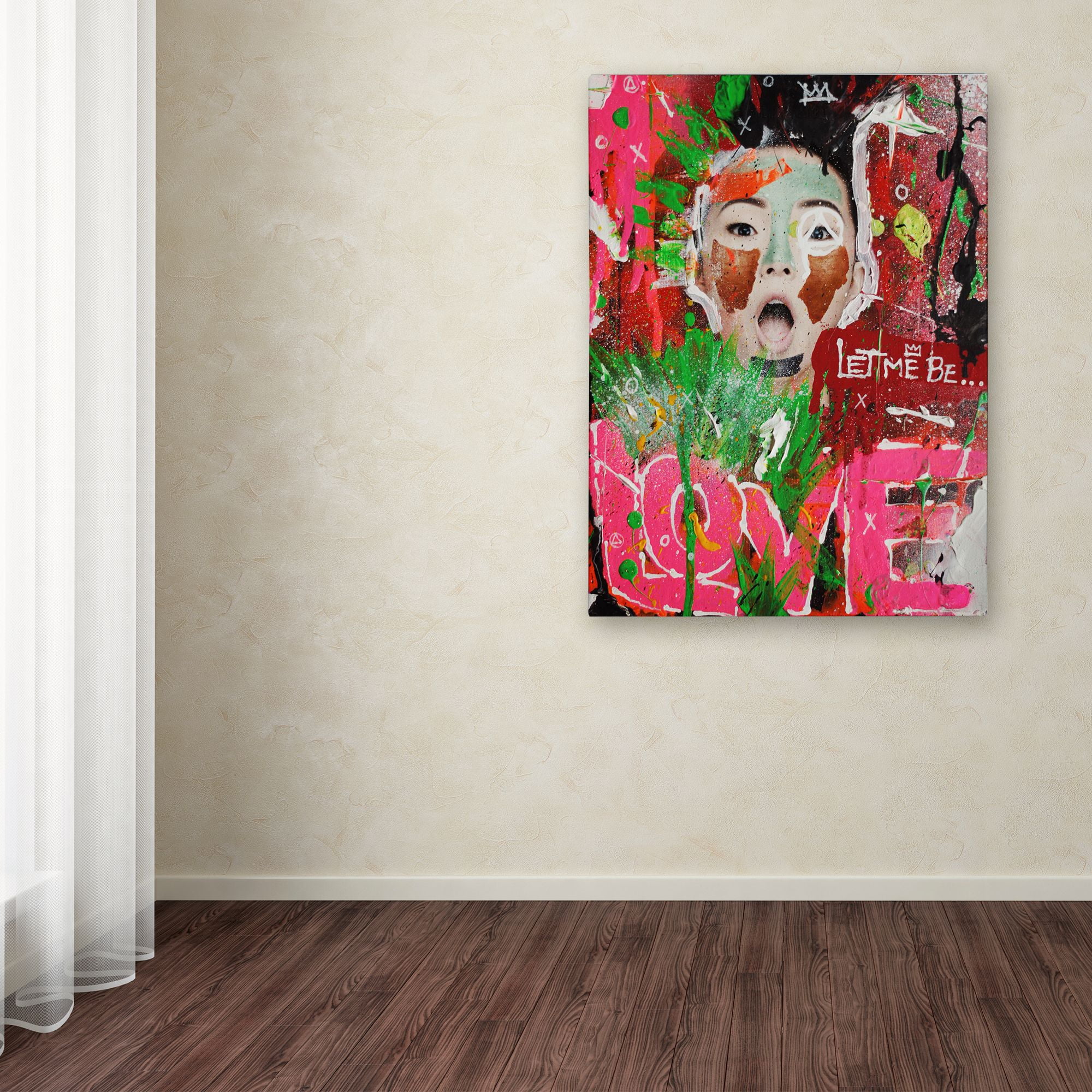 Trademark Fine Art 'Let Me Be Love' Canvas Art by Sr.LaSso
