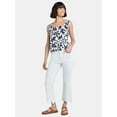 thumbnail image 2 of Time and Tru Women's Woven Tank Top, Sizes XS-XXXL, 2 of 5