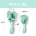 thumbnail image 2 of Hair Styling Brush Practical Hair Comb Hollow Out Hair Brush Dry and Wet Hair Comb Detangling Hair Brush Massage Comb, 2 of 9