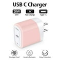 USB C Charger Wall Charger Block,AILKIN PD 20W Type C Block Charger ...