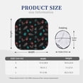 thumbnail image 3 of Kdxio Colorful Insect Print 2-Piece Sun Shade Front Windshield - Foldable Car Front Window Sunshades for Most Sedans SUV Truck-Large, 3 of 6