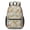 Baseballs and Bats, variant on Baseballs and Caps Light Gray Pattern 17" School Backpacks for Teens,Waterproof Oxford Fabric,S-Shape Padded Straps for School,Travel,Hiking,Camping