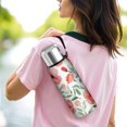 thumbnail image 6 of 20 Oz Pioneer Flower Coffee Tumbler Double Wall Insulated Stainless Steel Water Bottle | Metal Reusable Thermoses Flask with Cup Cap | Leak & Sweat Proof with Anti-Dust Lid, 6 of 7