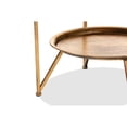 thumbnail image 3 of Tamsin Modern and Contemporary and Mirrored Glass Accent Table with Tray Shelf, 3 of 4