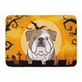 thumbnail image 1 of Carolines Treasures BB1777RUG Halloween English Bulldog Machine Washable Memory Foam Mat, 1 of 4