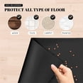 thumbnail image 5 of AVERYDAY 32x24" Silicone Dog Water Bowl Mat Fits Multi Cat Feeding Stations, 0.63" High Edge XL Waterproof Rubber Pet Dog Cat Food Bowl Mat/Tray for Floor & Dog Bowls to Protect Wooden Floor, 5 of 7