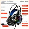 thumbnail image 2 of Silver Eagle Q7 Head-mounted Computer Earphone With Microphone Luminous Channel USB Gaming Headset, 2 of 2