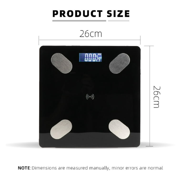 Sumbee Highly Accurate Smart Digital Scale Weight Scale 180 kg for Body Weight and Fat Ito Layer BMI Bluetooth Fit Track Bathroom Scale for Weight Los