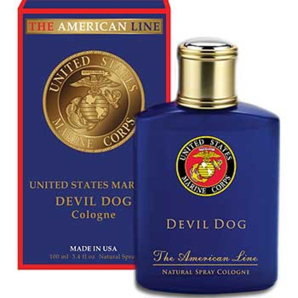 Parfumologie Us Marine Corps Devil Dog Cologne Spray for Men, 3.4 Ounce
