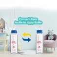 thumbnail image 4 of BeeBaby Options+ Anti-colic Glass Bottle to Sippy Glass Bottle Starter Kit, 8oz./250ml. -Blue, 4 of 7
