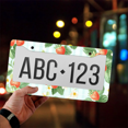 thumbnail image 4 of 1 Pcs Strawberries License Plate Frame, License Plate Cover for Car Decorative Parts, Aluminum License Plate Bracket Holder Rust-Proof Weather-Proof for US Standard Car, 4 of 9