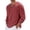 Wine, variant on Men’s V Neck Long Sleeve T-Shirt Solid Color Cotton Linen Casual Spring Summer Top