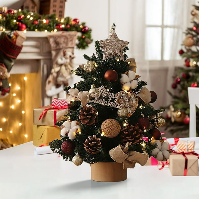 Desktop Christmas Tree Ornaments Christmas Decoration Hotel Window Desktop Christmas Tree Decorations