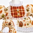thumbnail image 6 of AYktou Fall Porch Geese Outfits, Farmhouse Lawn Goose Costume for 23 Inch Goose Statue, Thanksgiving Decor Porch Goose Dress Bow Headband, Fall Harvests Garden Goose Clothes Set for Yard Display, 6 of 8