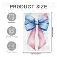 thumbnail image 6 of Cute Pink and Blue Bow Garden Flags 12×18 Inch Double Sided Decorative Yard Banner Seasonal Flag for Outdoor Outside Decor, 6 of 6