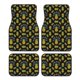 thumbnail image 1 of Balery Pineapple Juego de 4 Alfombrillas para Auto, Revestimientos de Caucho Resistente, Diseño Antideslizante, 1 of 7