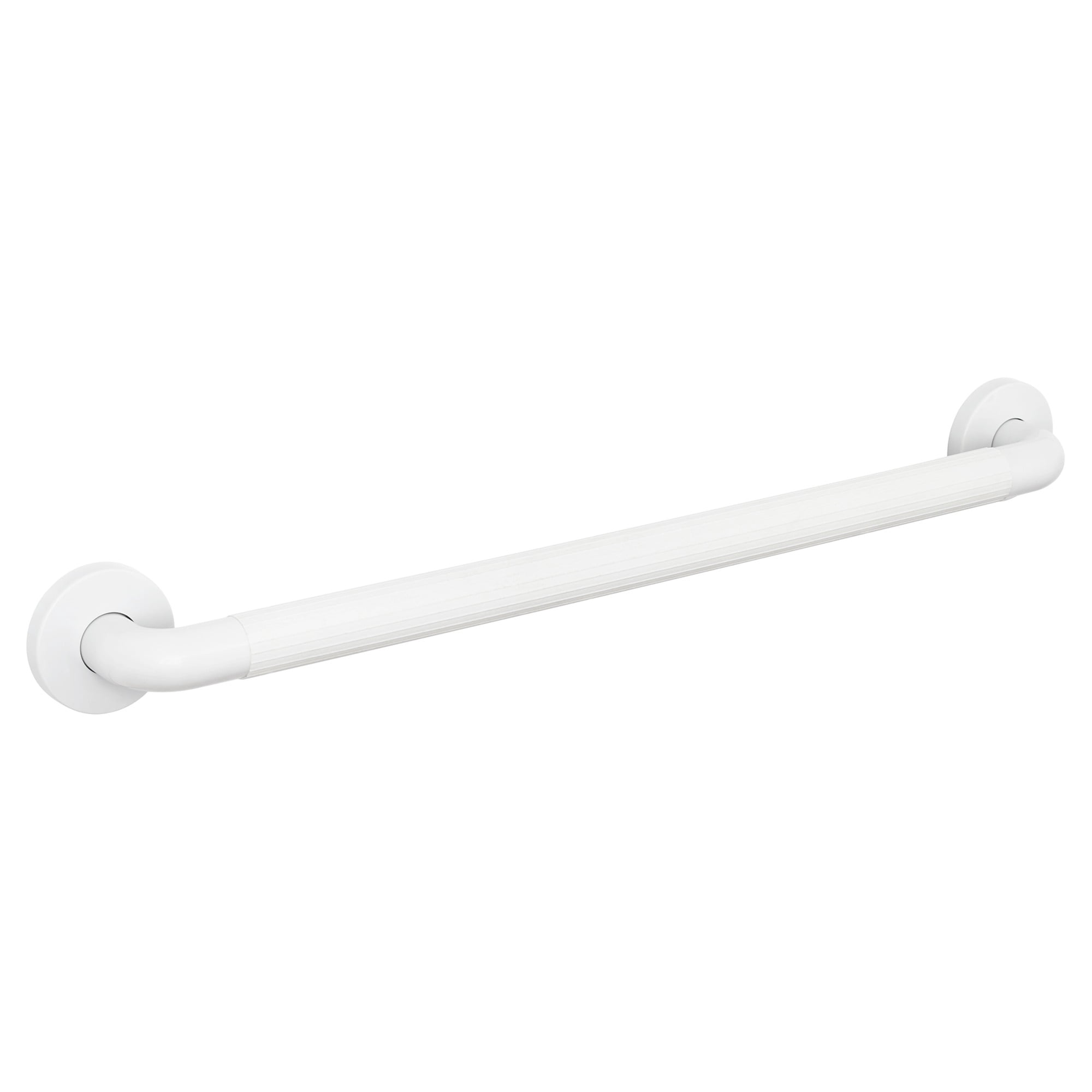 Evekare White Bathroom Grab Bar, 24 inch ABS