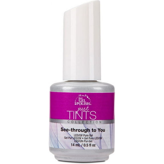 ibd Just Gel Polish Just Tints Collection See-through To You - .5 fl oz