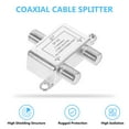 thumbnail image 4 of LNGOOR Coaxial Cable Splitter 5-2400mhz Cable Splitter 2 Way Internet And TV Supply, 4 of 5