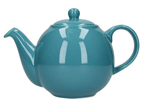 London Pottery Oval® Filter Teapot Satin Blue 