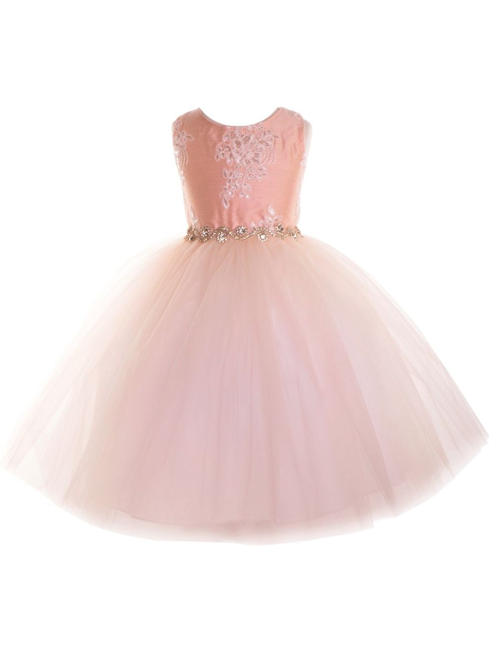 blush dresses for little girls