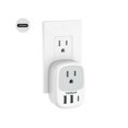 thumbnail image 1 of Bloque cargador de pared TESSAN 1875W con 3 puertos USB y 1 toma de CA, 1 of 6