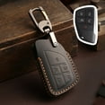 thumbnail image 1 of BUYISI Auto-Leather Car Key Fob Case Cover 5 Button For Chevrolet For Gmc For Buick Black, 1 of 5