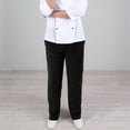 thumbnail image 2 of TOYMYTOY  Black Polyester Chef Pants for Comfortable Hot Kitchen Wear, 2 of 5
