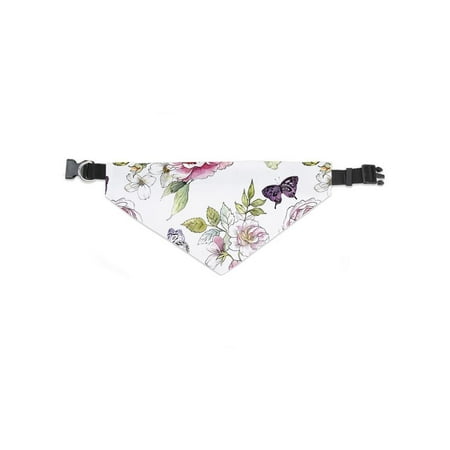 Roses And Butterflies Art Bandana -Image by Shutterstock, x-Large