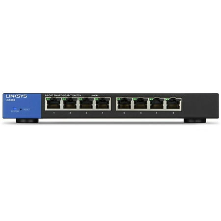 Linksys - Business 8-Port Gigabit Smart Desktop Switch