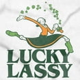 thumbnail image 2 of Olive Oyl St Paddys Lucky Lassy Women Plus Size Zipper Hoodie Brisco Brands 4X, 2 of 5