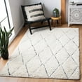 thumbnail image 2 of SAFAVIEH Natura Kuzman Geometric Wool Area Rug, Ivory/Black, 5' x 8', 2 of 7
