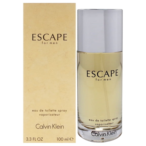 Calvin Klein Escape Eau de Toilette Unisex Fragrance, 3.3 oz Spray – Woody Earthy Scent with Lavender, Sandalwood & Musk Notes