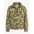 thumbnail image 5 of No Boundaries Faux Shearling Quarter Zip Pullover, Men’s XS-4XL, 5 of 5