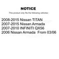 thumbnail image 2 of SIM Front Rear Semi-Metallic Brake Pads Kit for Car Nissan TITAN Armada INFINITI QX56 KSM-100179, 2 of 8
