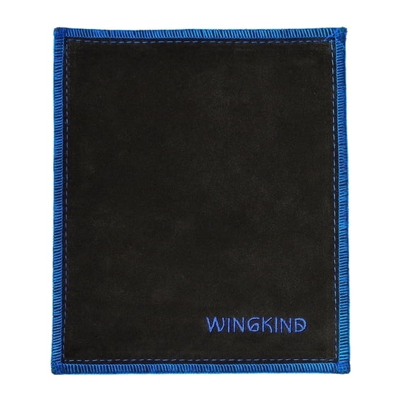 WINGKIND Bowling Shammy Towel Bowling Ball Double-sided Leather Cleaning Pad (Black)