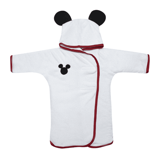 Mi Primera Batita Mickey CHIQUI MUNDO Mickey; bata ultrasuave para bebe; bata de baño