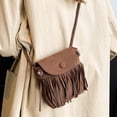 thumbnail image 7 of CAIXIA Antitheft Crossbody Bags For WomenRetro Fringe Trendy Messenger Crossbody Bag, Compact Square Shape Everyday Shoulder Purse, 7 of 7