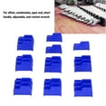 thumbnail image 3 of 10PCS Soporte De Llave Magnética Organizador De Herramientas Modular Estante De Llave Para Llaves Cortas De Trinquete Abierto Compensado Con Capacidad De 24 Ranuras Material ABS, 3 of 7