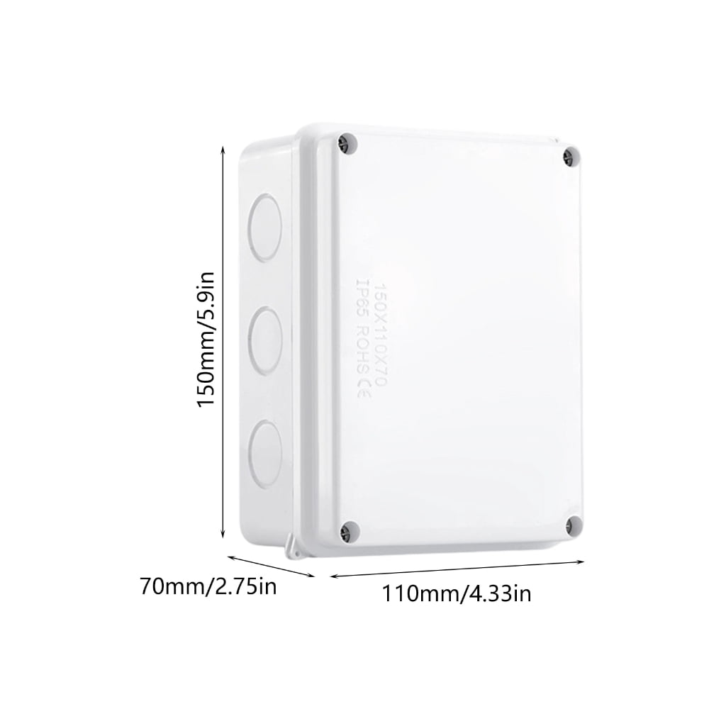 Outdoor Waterproof Junction Box Surfaces Mounted Underground Electrical Junction Box Cable Connectors Easy to Install