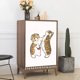 thumbnail image 3 of Cortinas cortas con dibujos de gatos para armarios, cortinas cortas con dibujos de animales, funda a prueba de polvo para estantes de zapatos, estantes de almacenamiento de cocina, cortinas para puert, 3 of 5