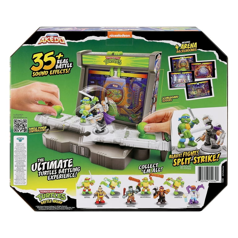 Akedo TMNT Action Figures: Leonardo & Shredder Mini Battling