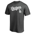 thumbnail image 2 of Men's Charcoal Los Angeles Dodgers Team Lockup T-Shirt, 2 of 3