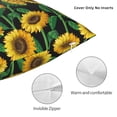 thumbnail image 3 of Pofeuu Sunflower 1 Print Double-sided plush pillowcase Square Throw Pillow Covers Pillows Cover for Living Room Bedroom Sofa Couch Cushion Cover（No pillow core）-20"x20", 3 of 7