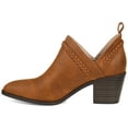 thumbnail image 3 of Journee Womens Sophie Pull On Stacked Heel Booties, 3 of 10